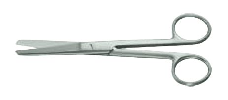 Ножиці операційні, тупокінцеві, прямі, 140 мм Surgimax 04-180-14